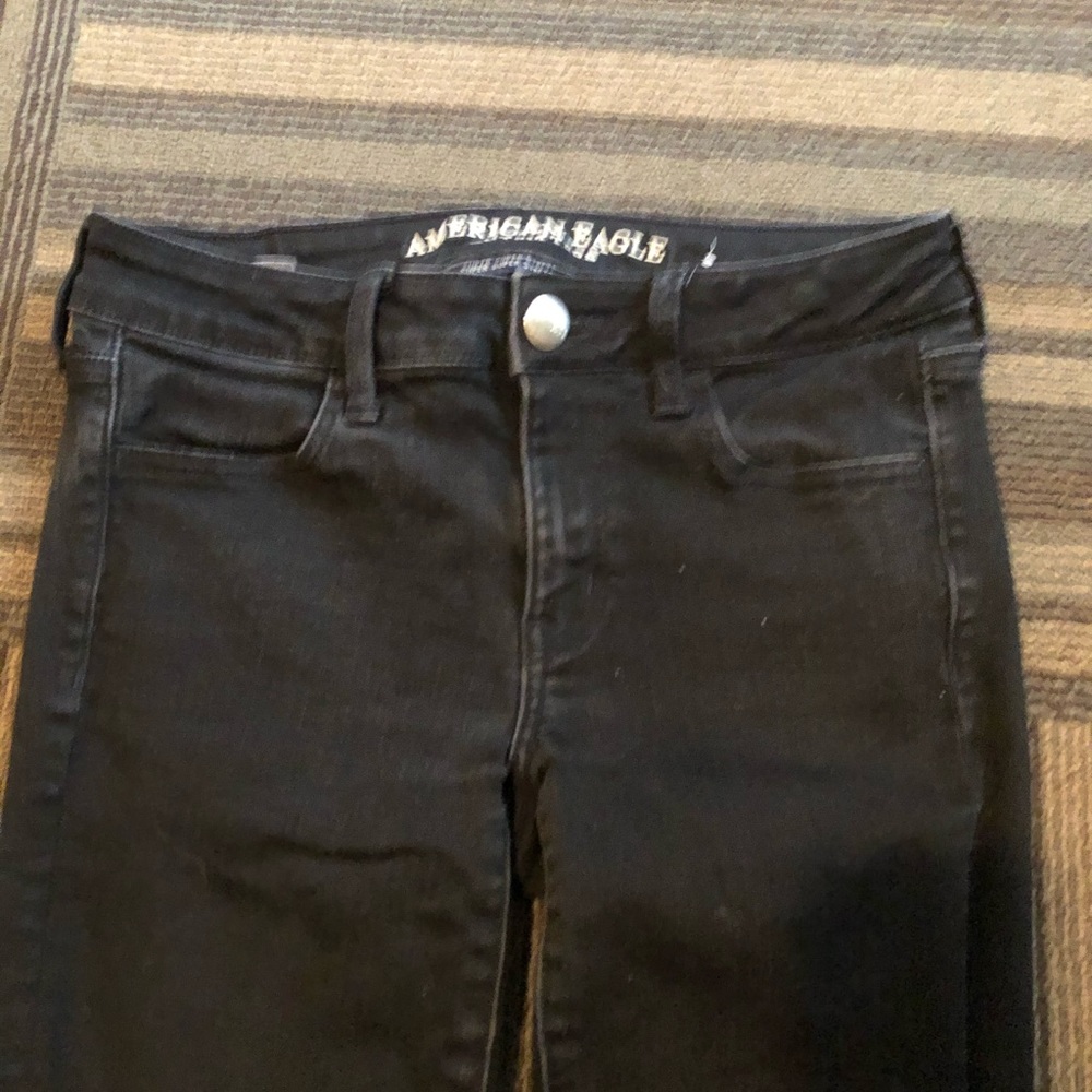 American Eagle Black Jean Jeggings
